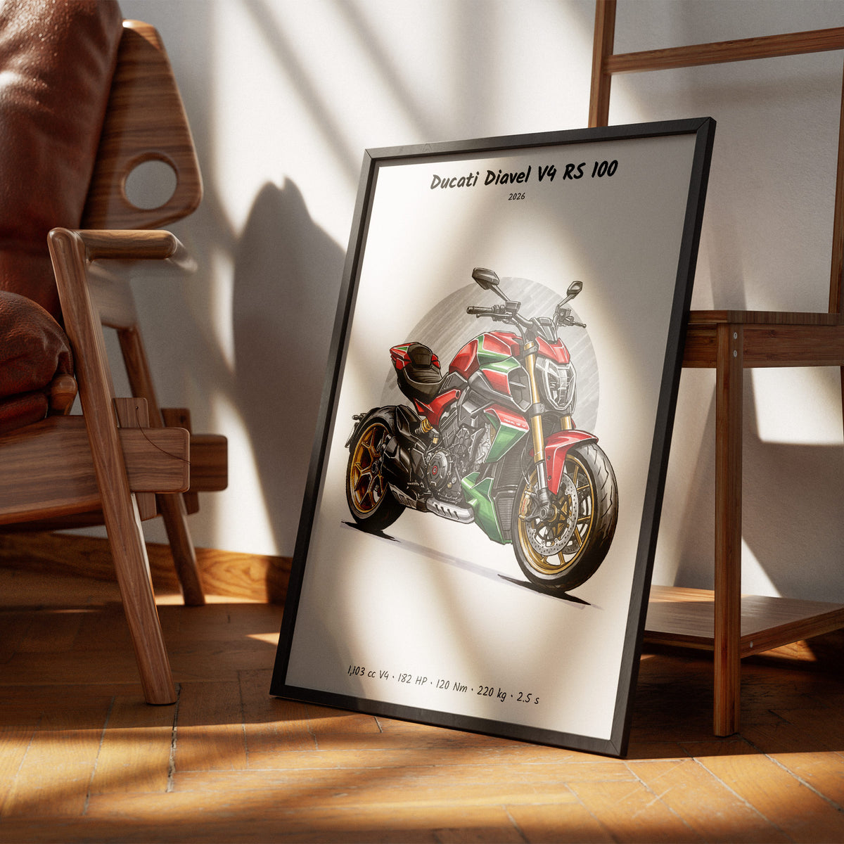 Ducati Diavel V4 RS 100 2026 Wall Art