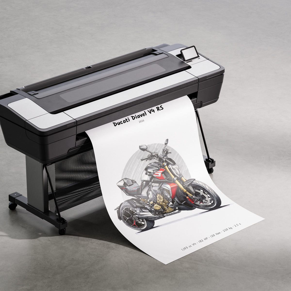 Ducati Diavel V4 RS 2026 Print