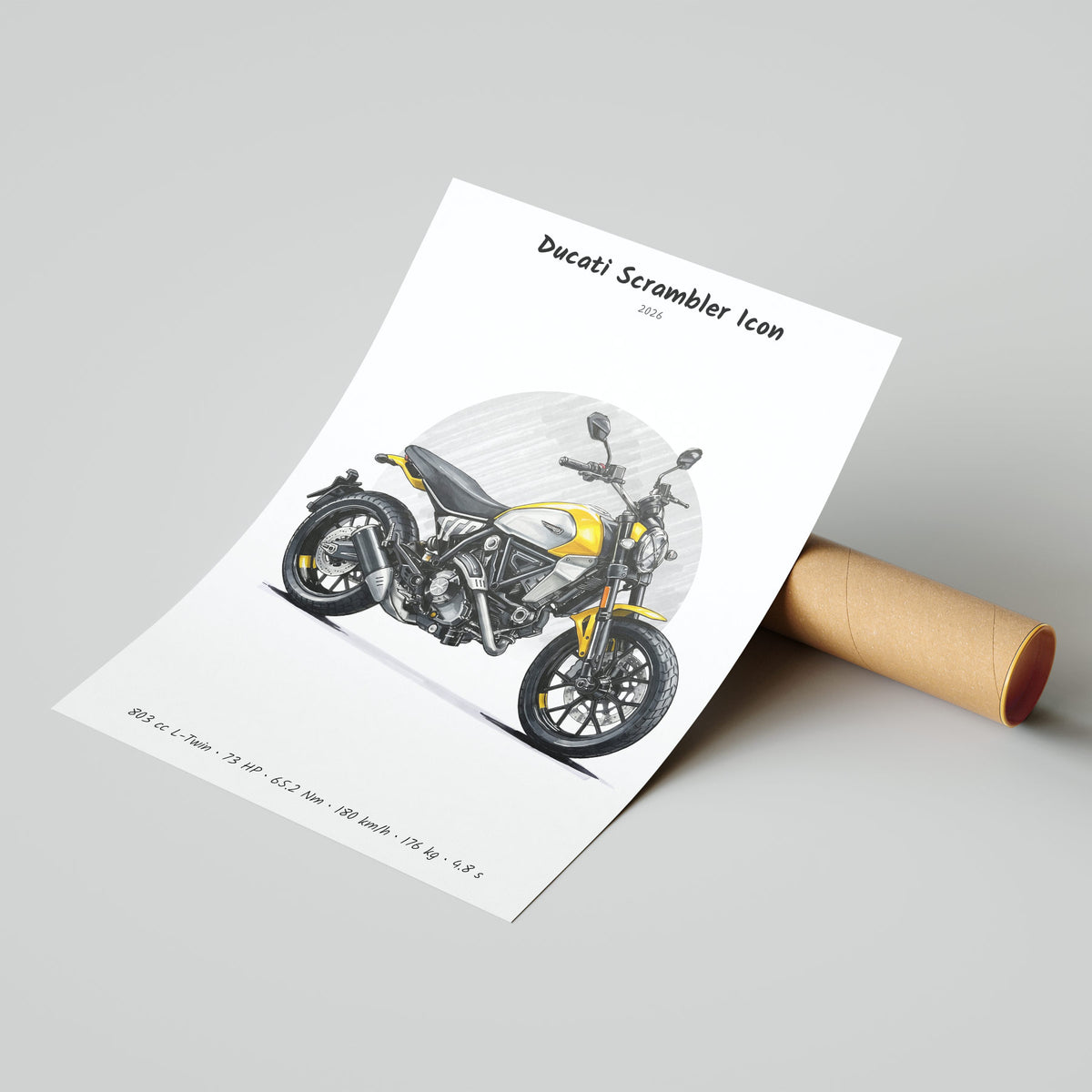 Ducati Scrambler Icon 2026 Poster