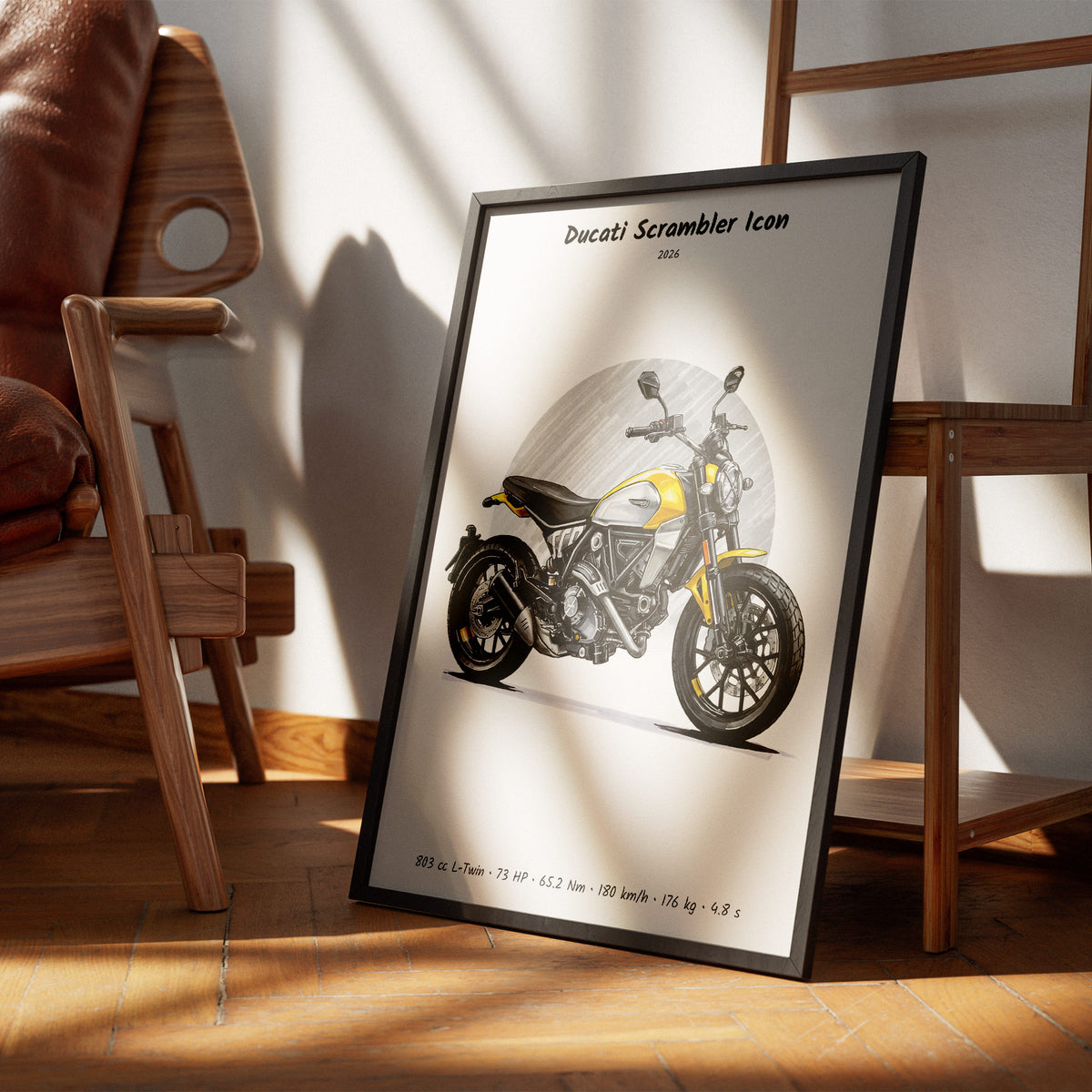 Ducati Scrambler Icon 2026 Wall Art