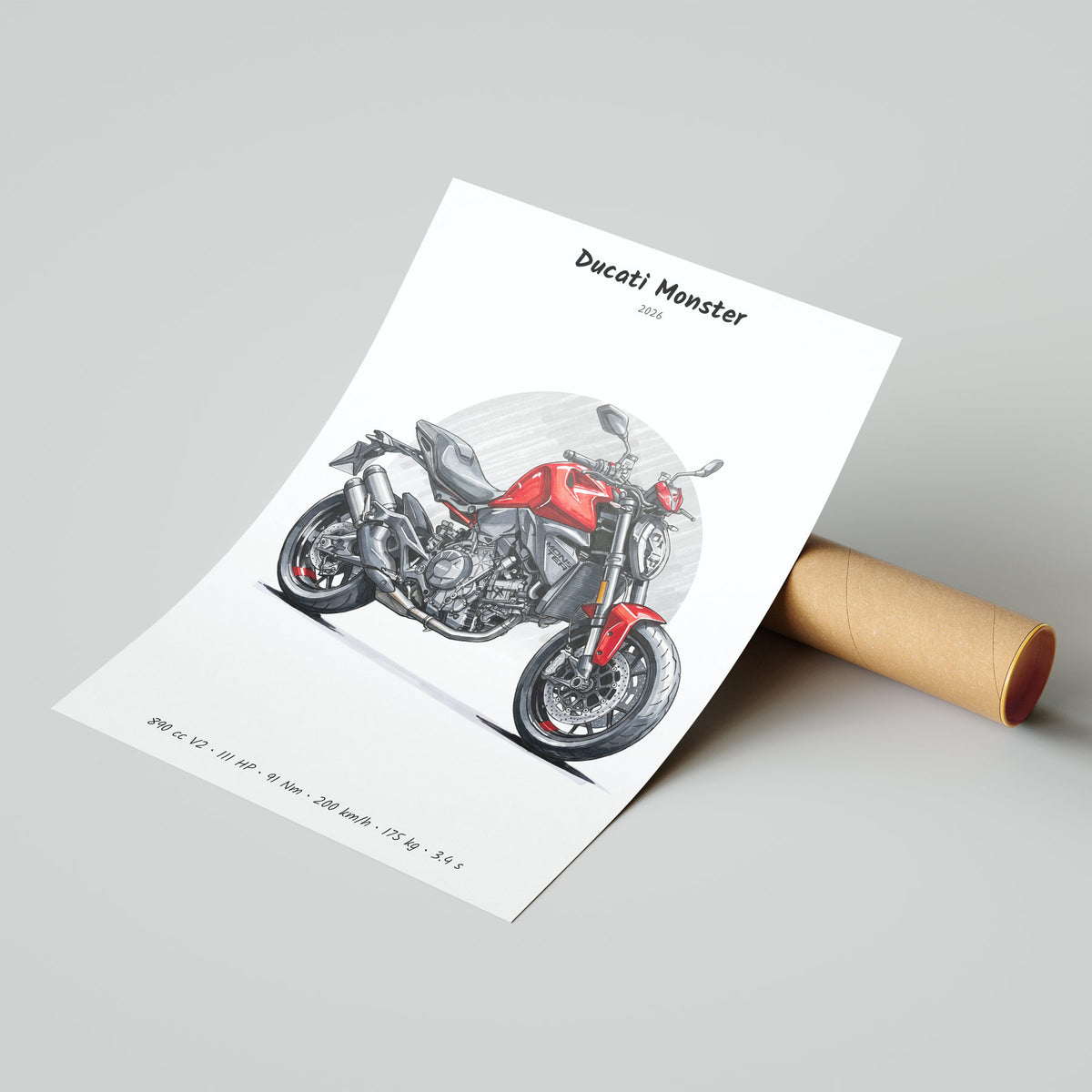 Ducati Monster 2026 Poster