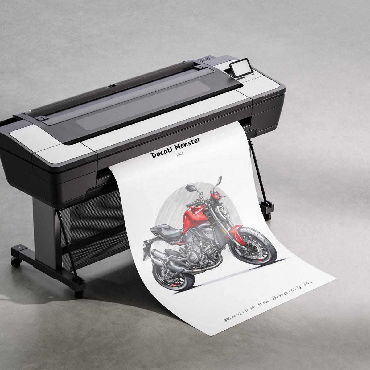 Ducati Monster 2026 Print