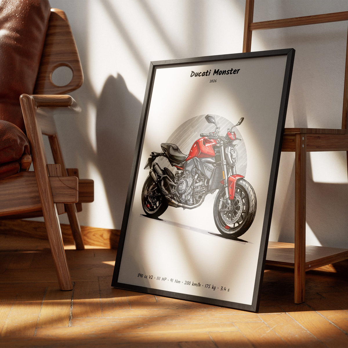 Ducati Monster 2026 Wall Art