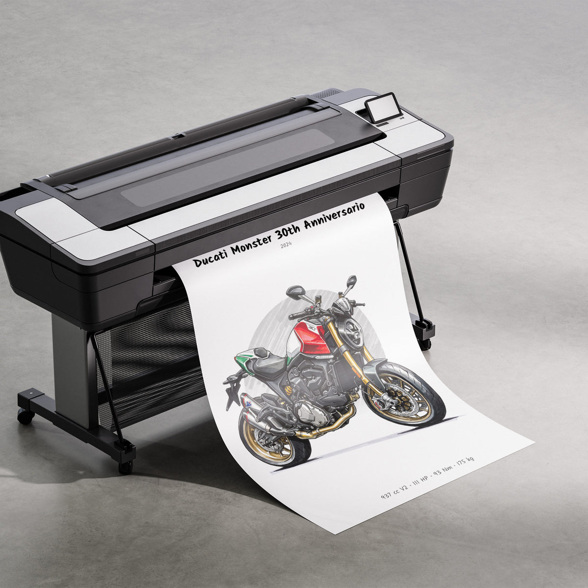 Ducati Monster 30th Anniversario 2024 Print
