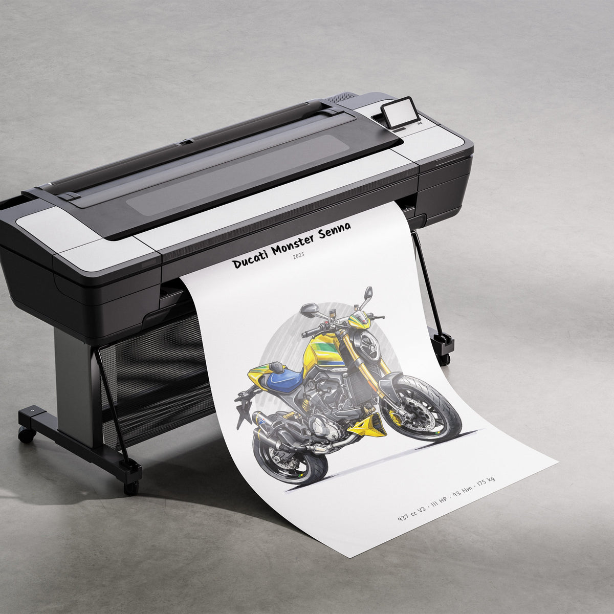 Ducati Monster Senna 2025 Print