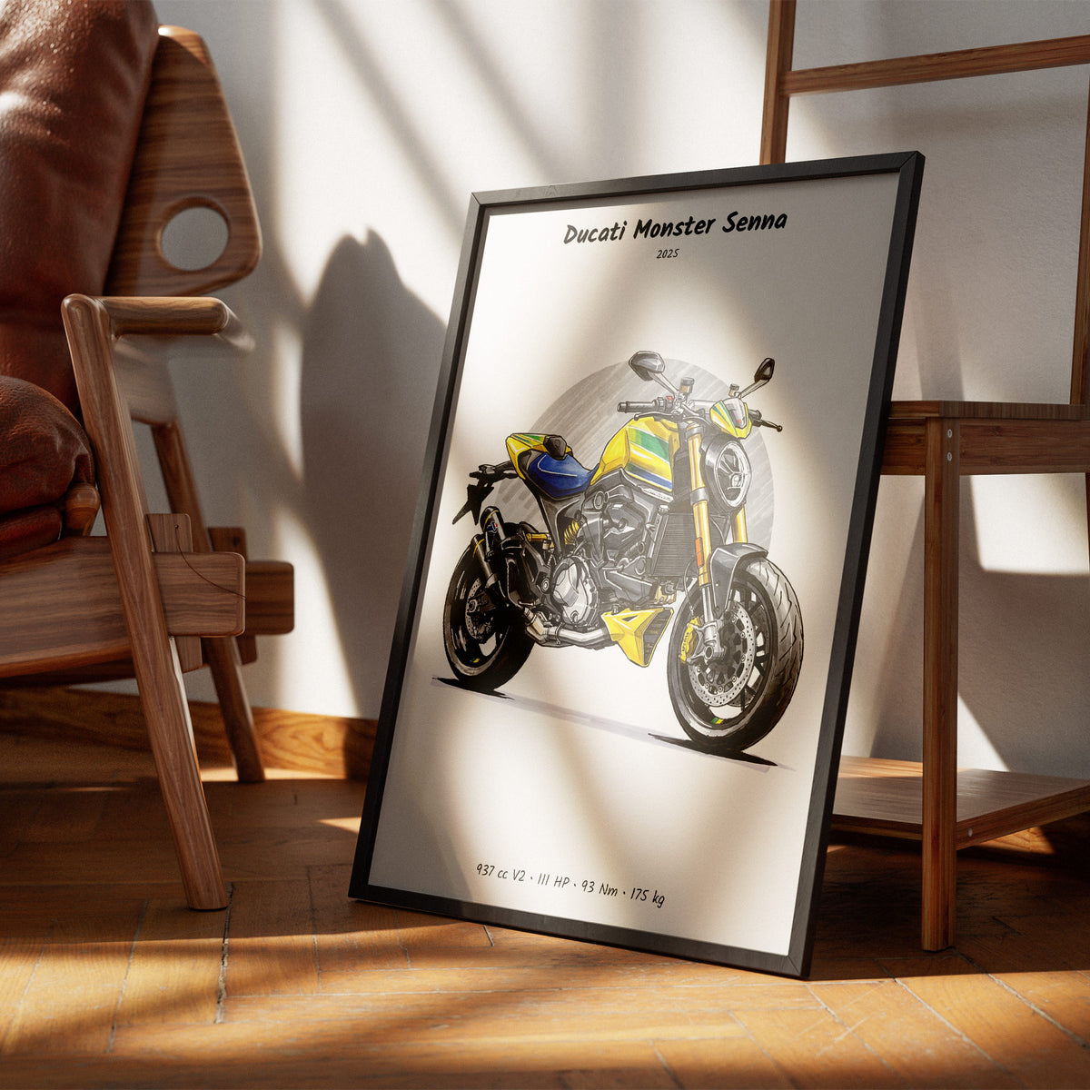 Ducati Monster Senna 2025 Wall Art