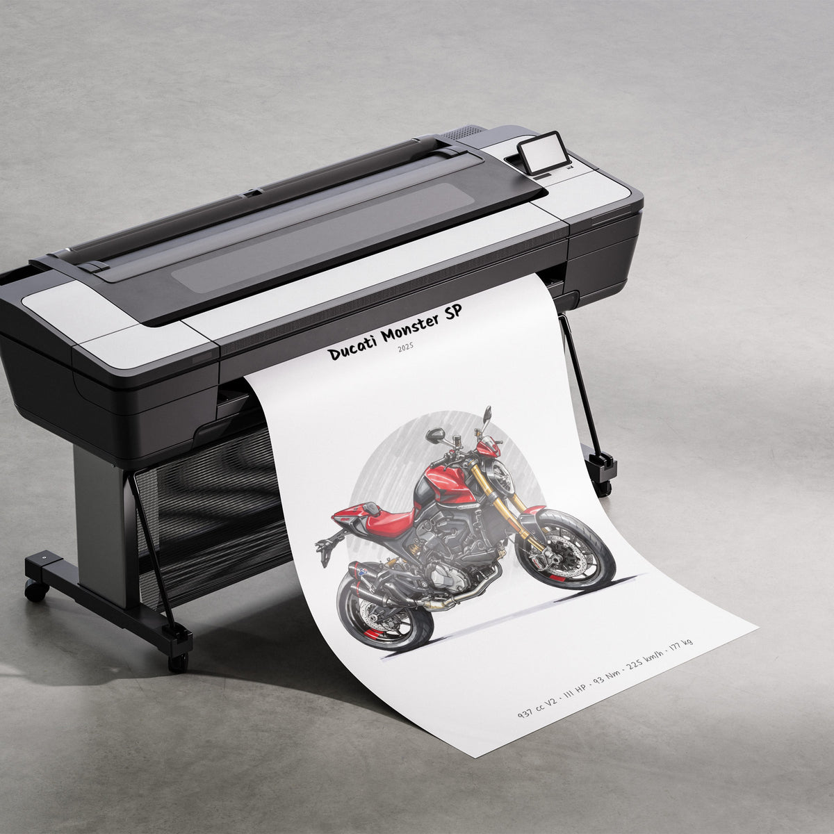 Ducati Monster SP 2025 Print