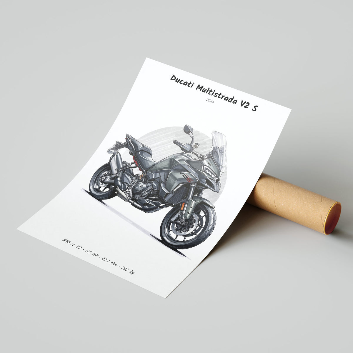 Ducati Multistrada V2 S 2026 Poster
