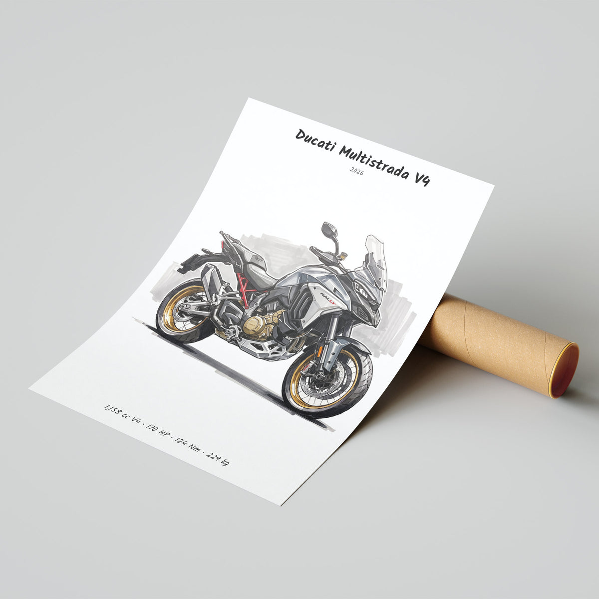 Ducati Multistrada V4 Poster