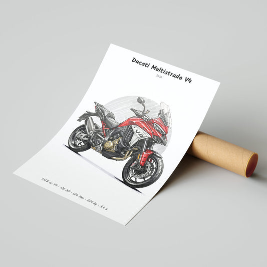 Ducati Multistrada V4 2026 Poster