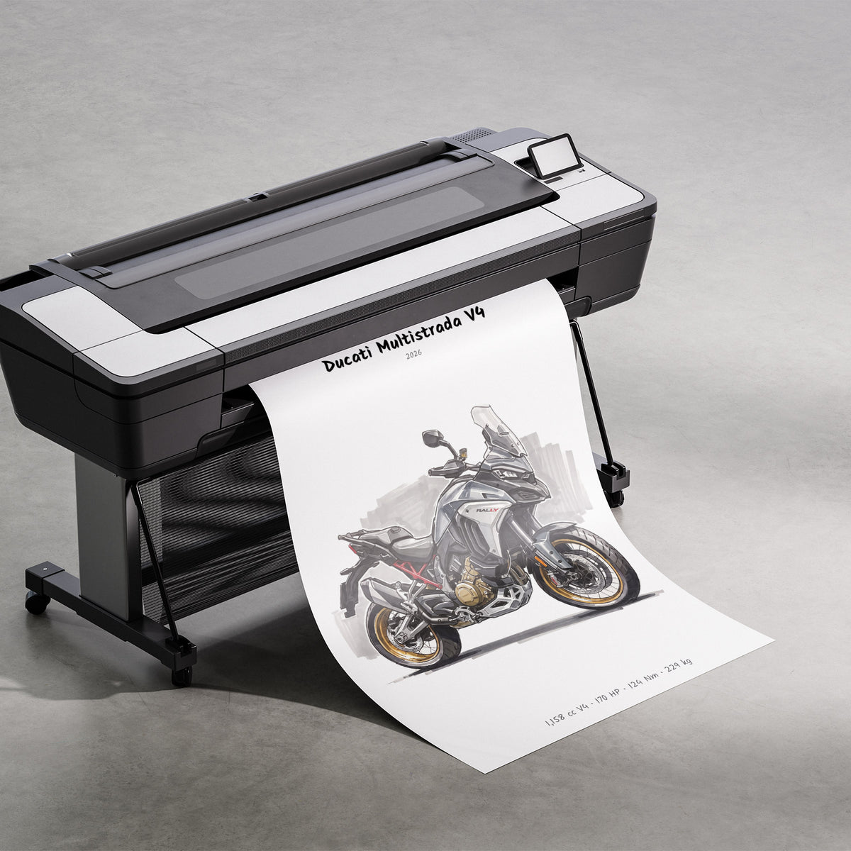 Ducati Multistrada V4 Print