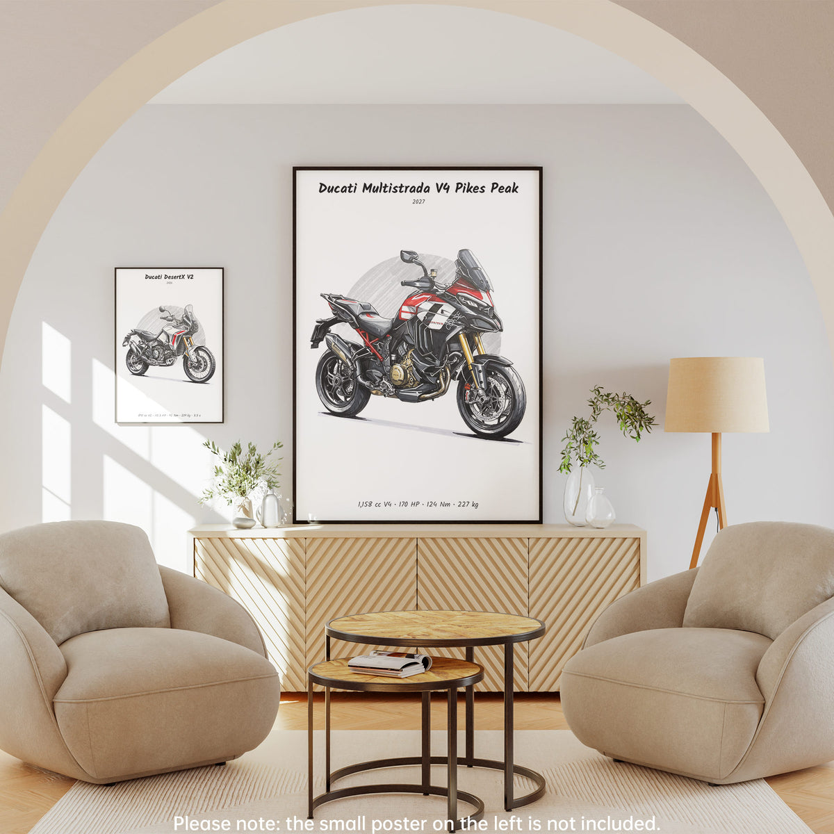 Ducati Multistrada V4 Pikes Peak 2027 Wall Art
