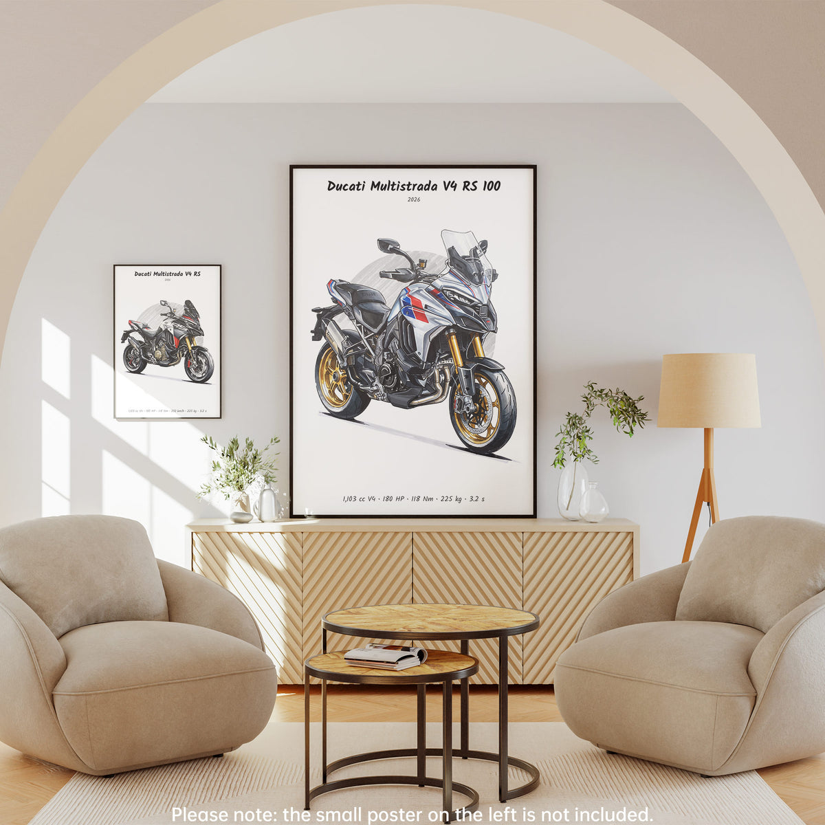 Ducati Multistrada V4 RS 100 2026 Wall Art