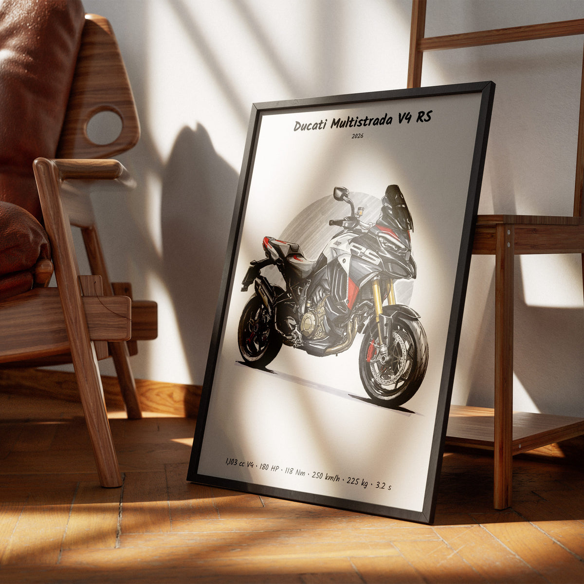 Ducati Multistrada V4 RS 2026 Wall Art