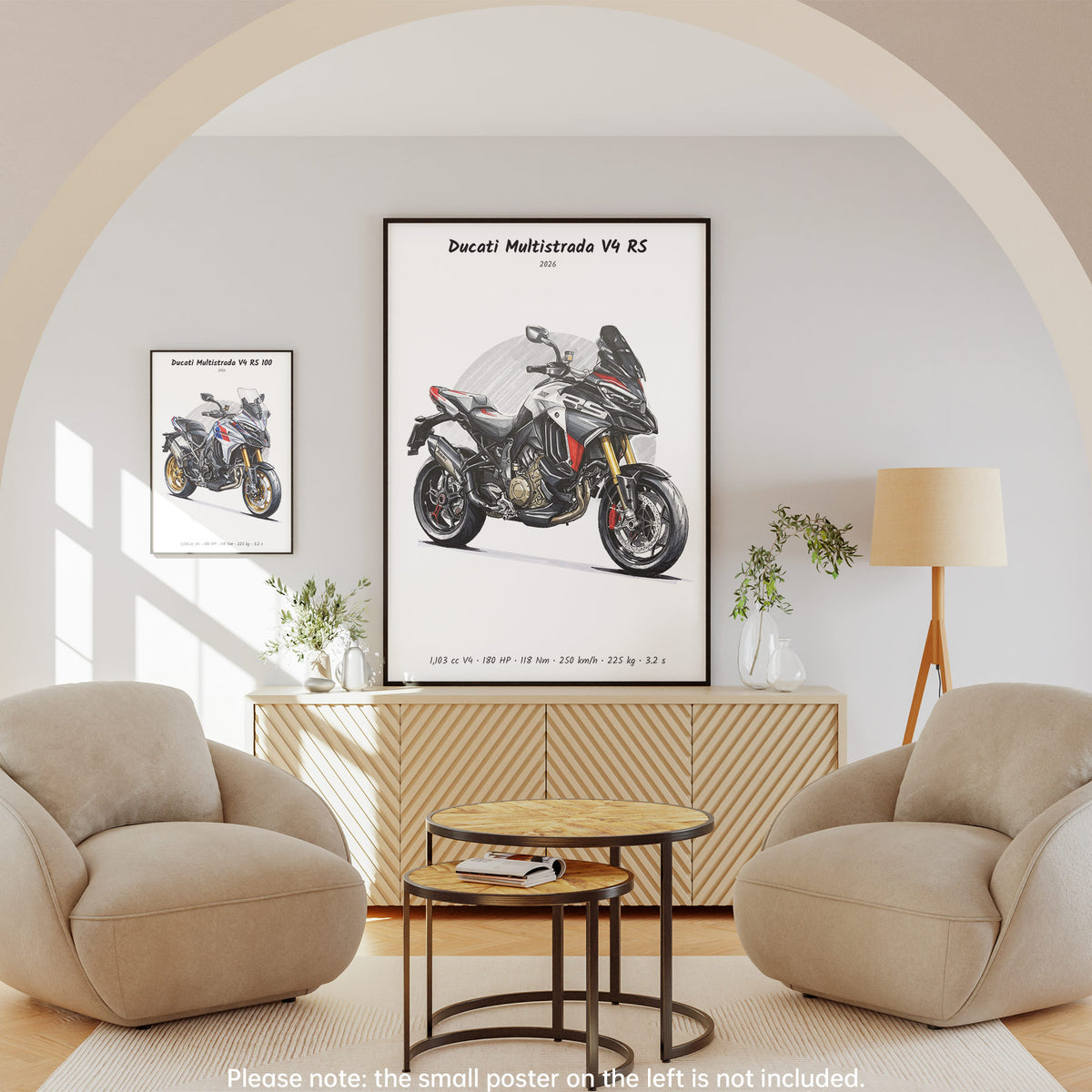 Ducati Multistrada V4 RS 2026 Wall Art