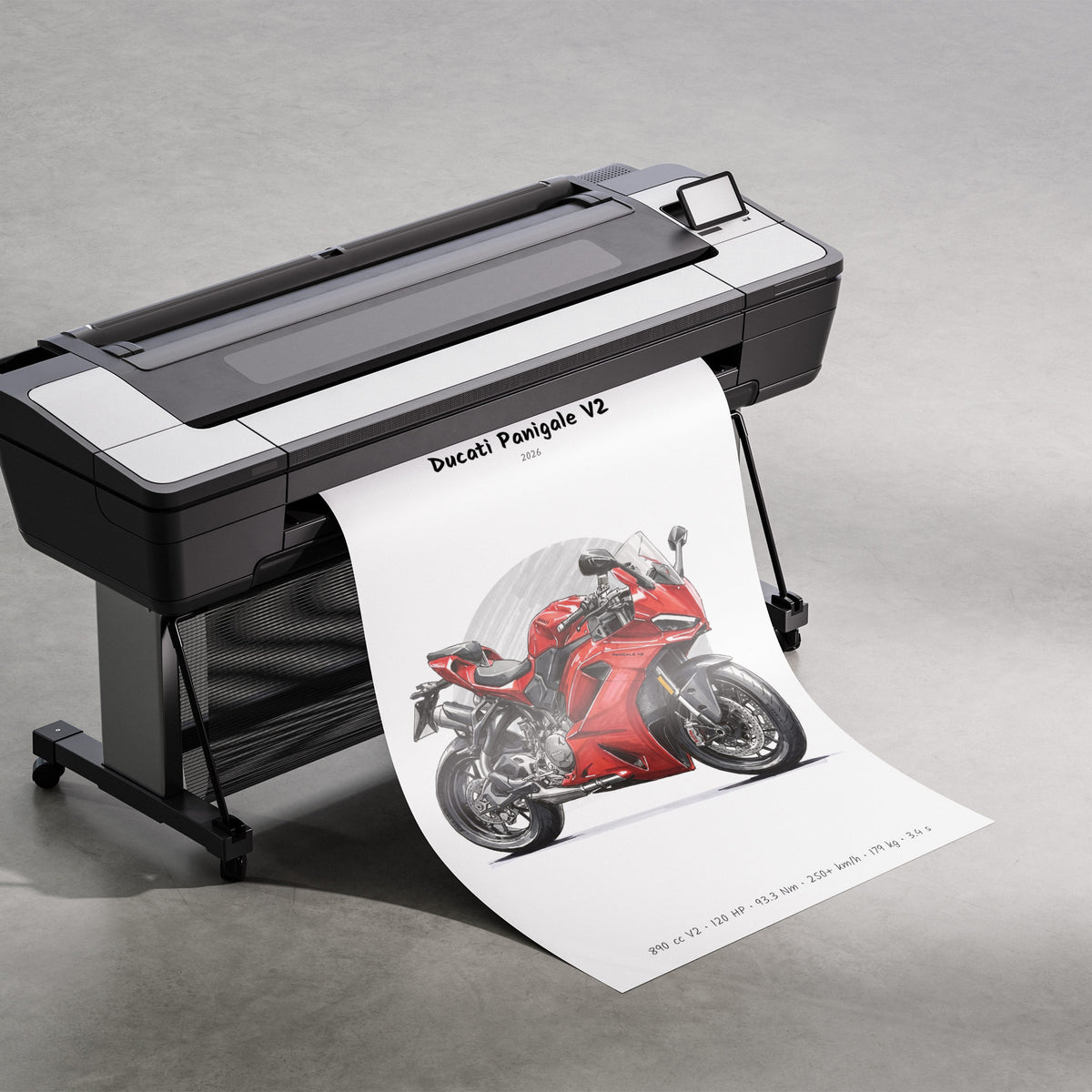 Ducati Panigale V2 2026 Print