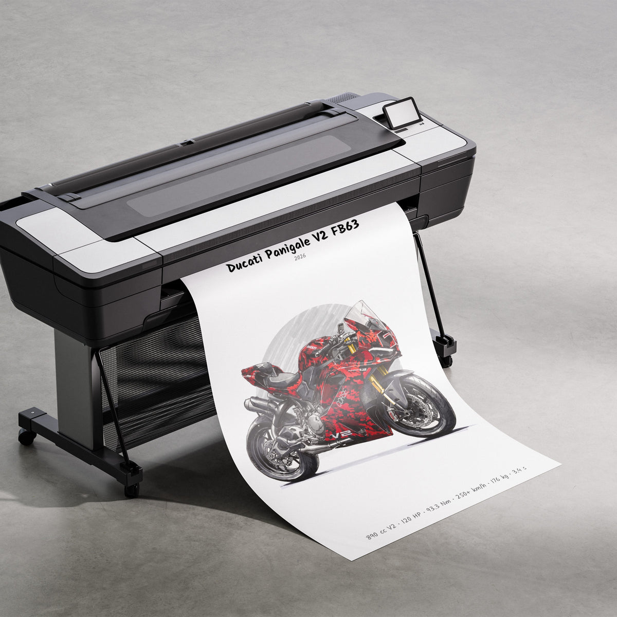 Ducati Panigale V2 FB63 2026 Print