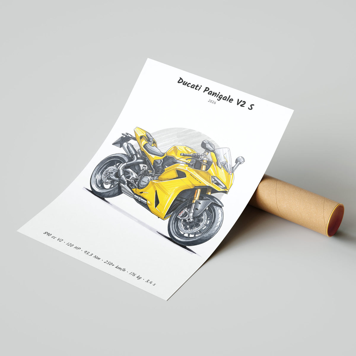 Ducati Panigale V2 S 2026 Poster
