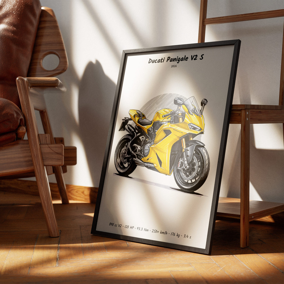 Ducati Panigale V2 S 2026 Wall Art
