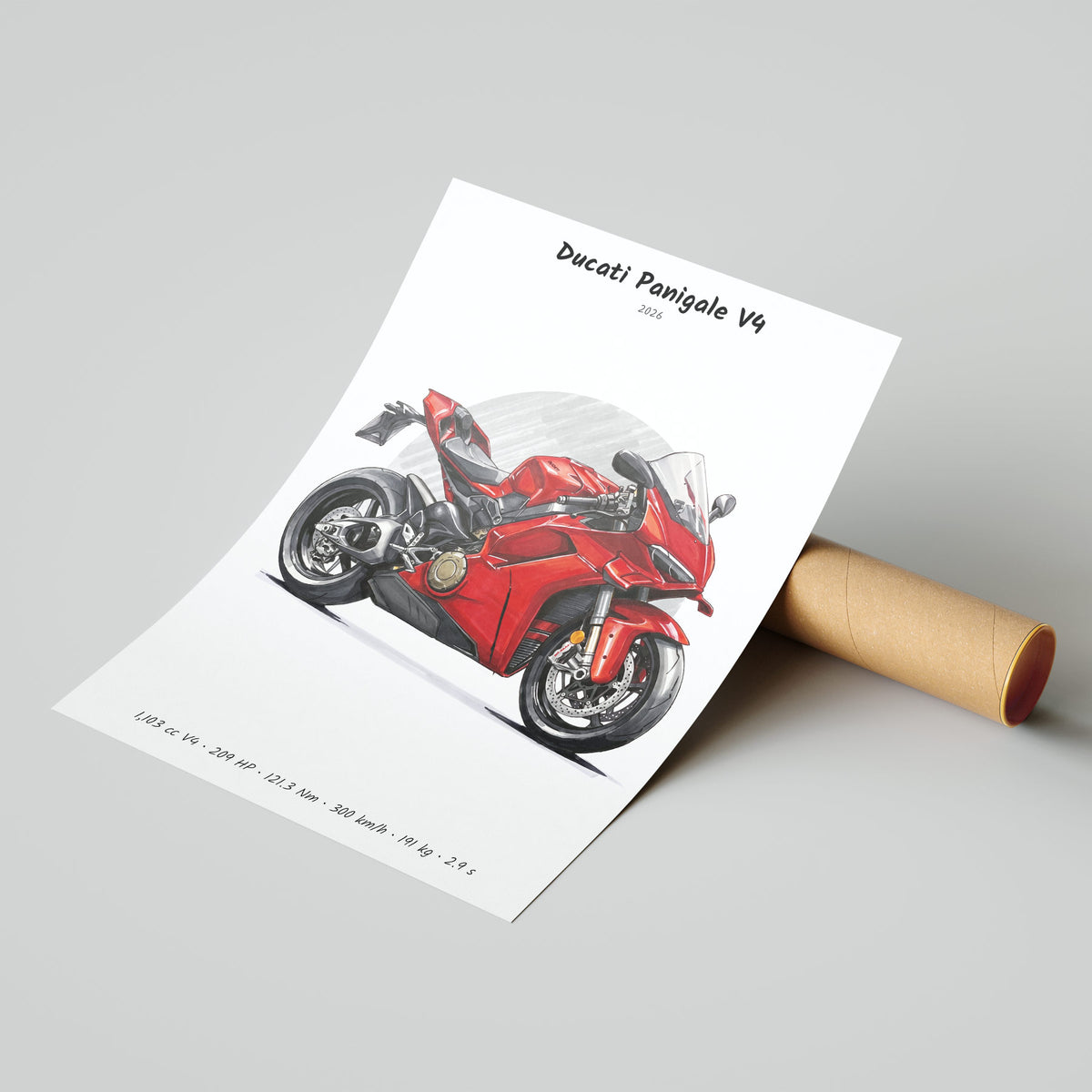 Ducati Panigale V4 2026 Poster