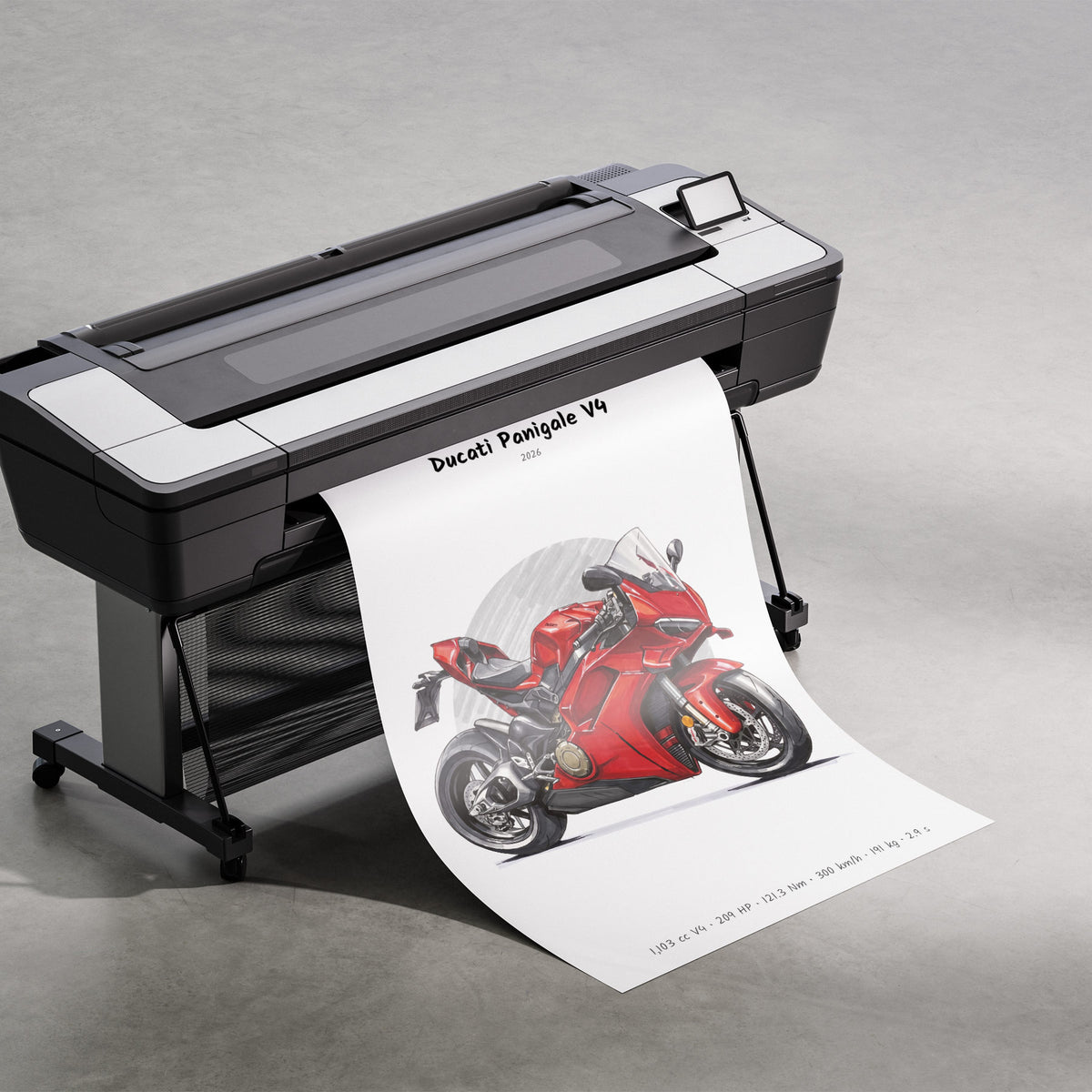 Ducati Panigale V4 2026 Print
