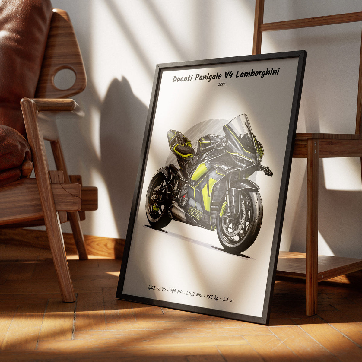 Ducati Panigale V4 Lamborghini 2026 Wall Art