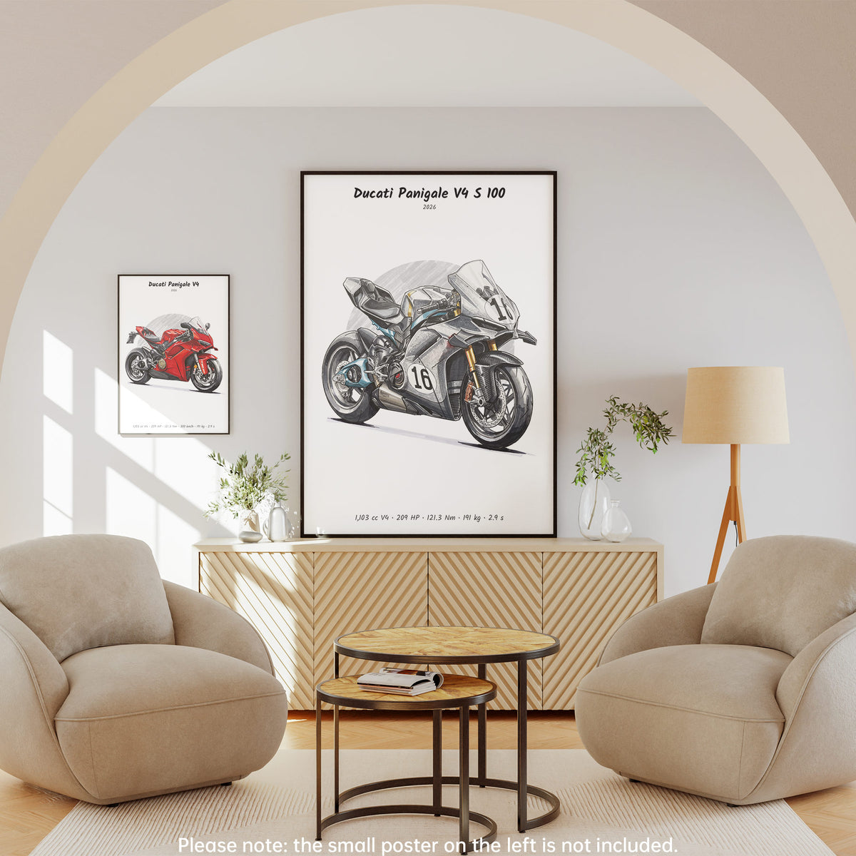 Ducati Panigale V4 S 100 2026 Wall Art