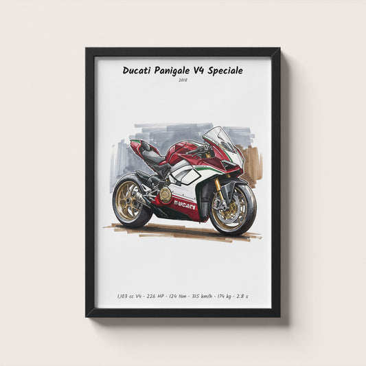 Ducati Panigale V4 Speciale Art Print