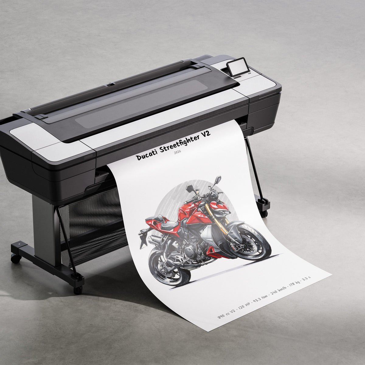Ducati Streetfighter V2 2026 Print