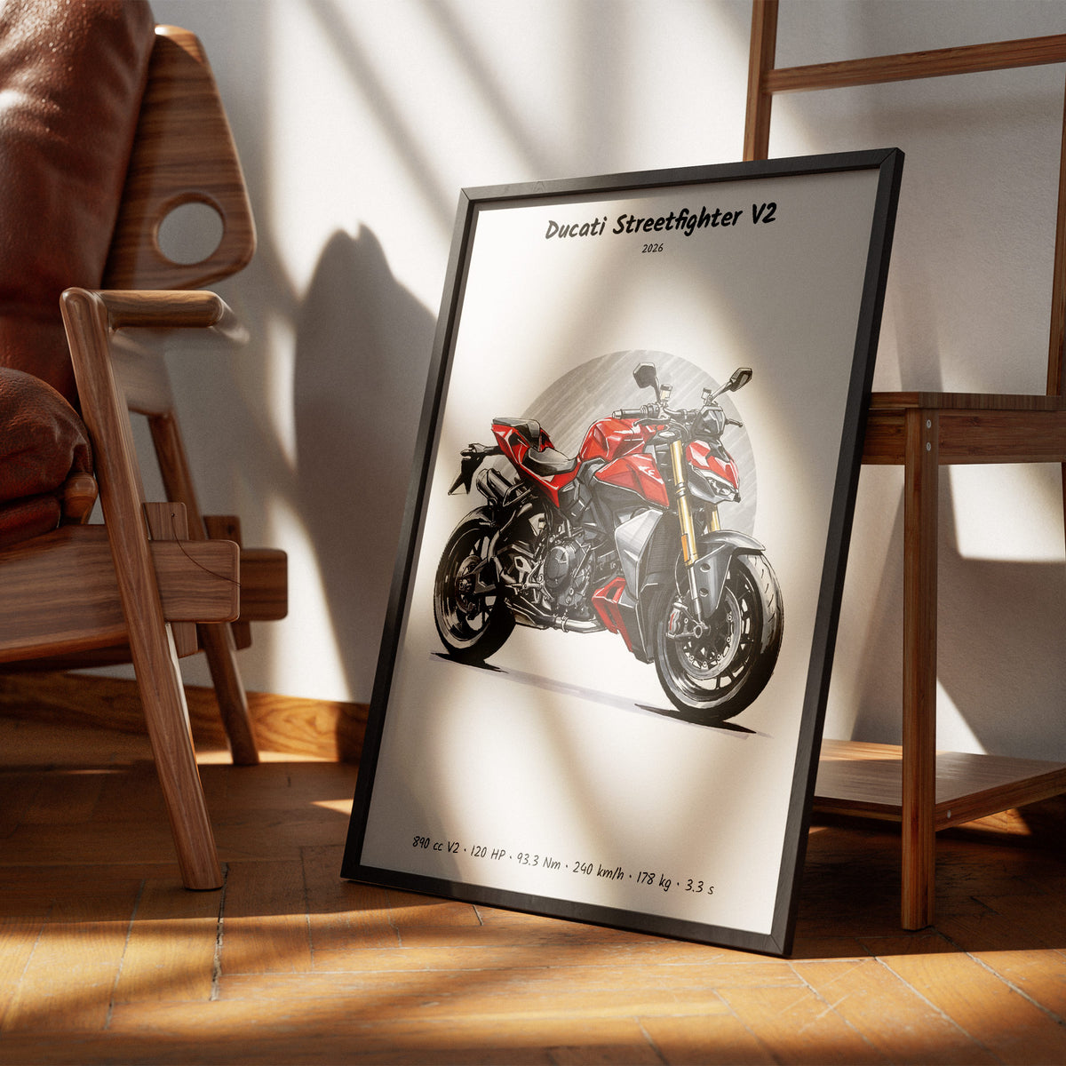 Ducati Streetfighter V2 2026 Wall Art