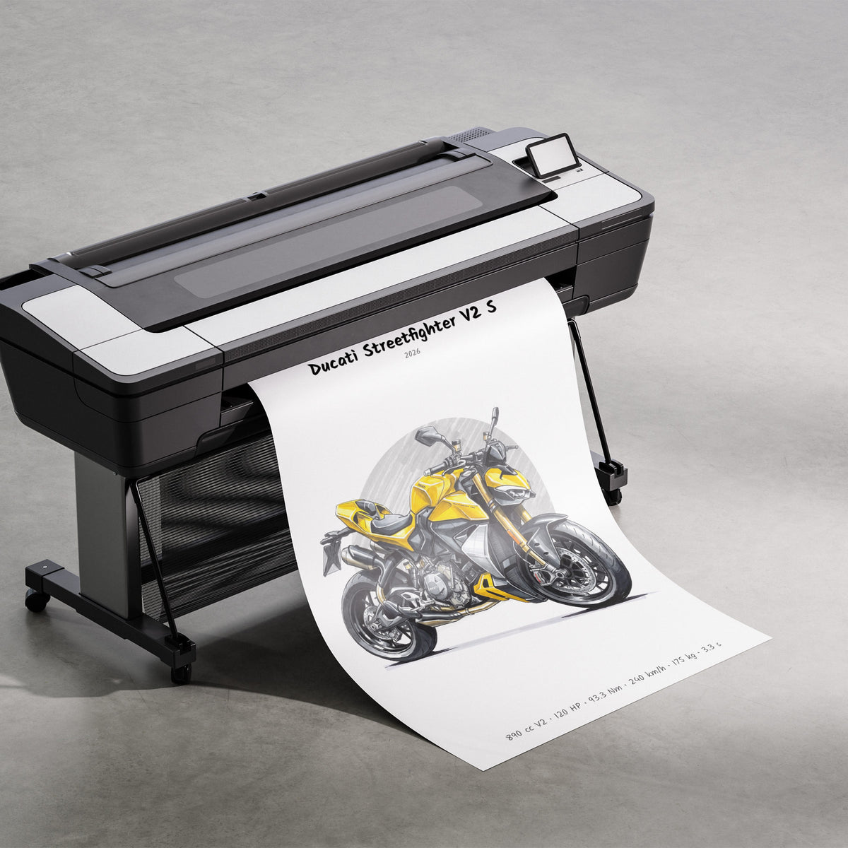 Ducati Streetfighter V2 S 2026 Print