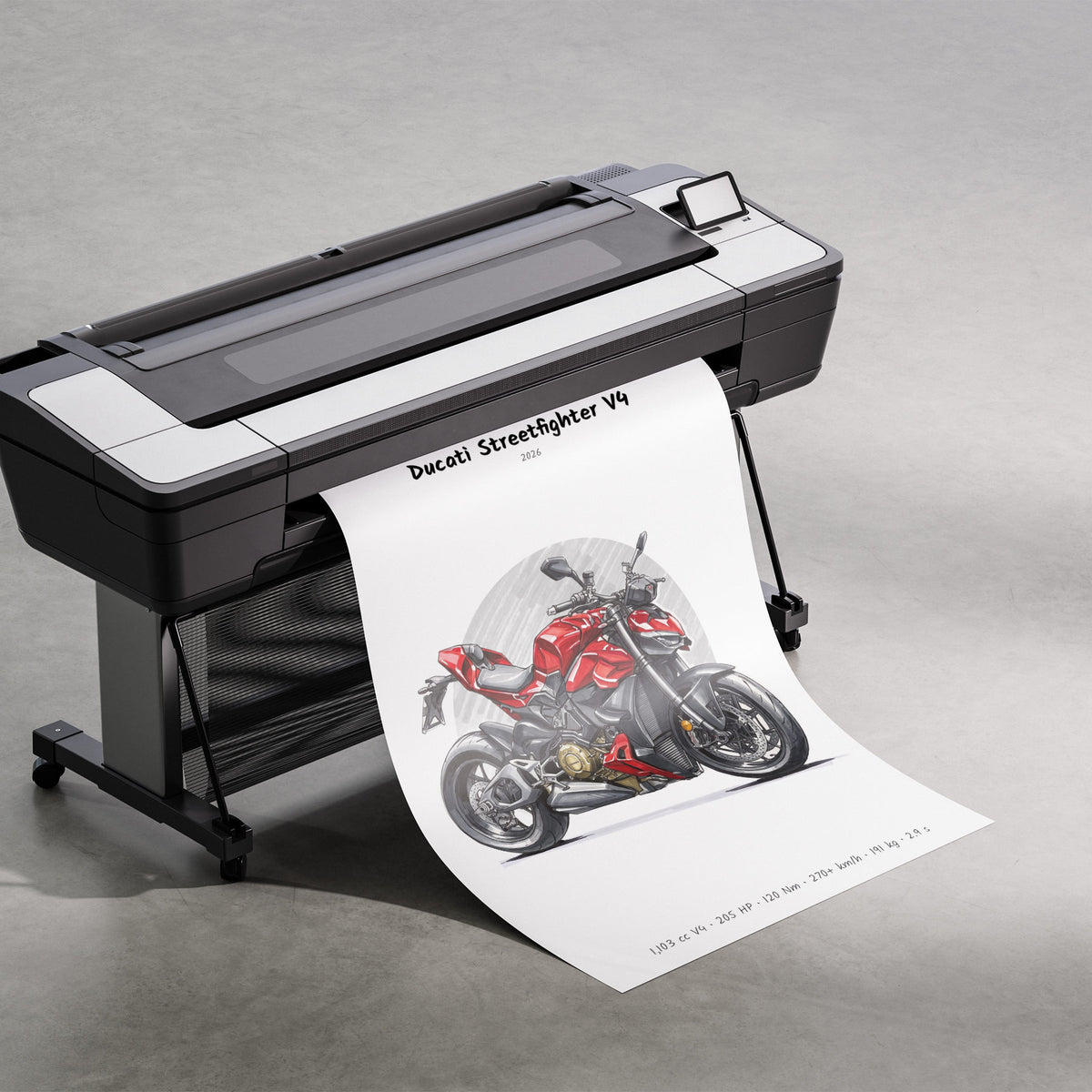 Ducati Streetfighter V4 2026 Print