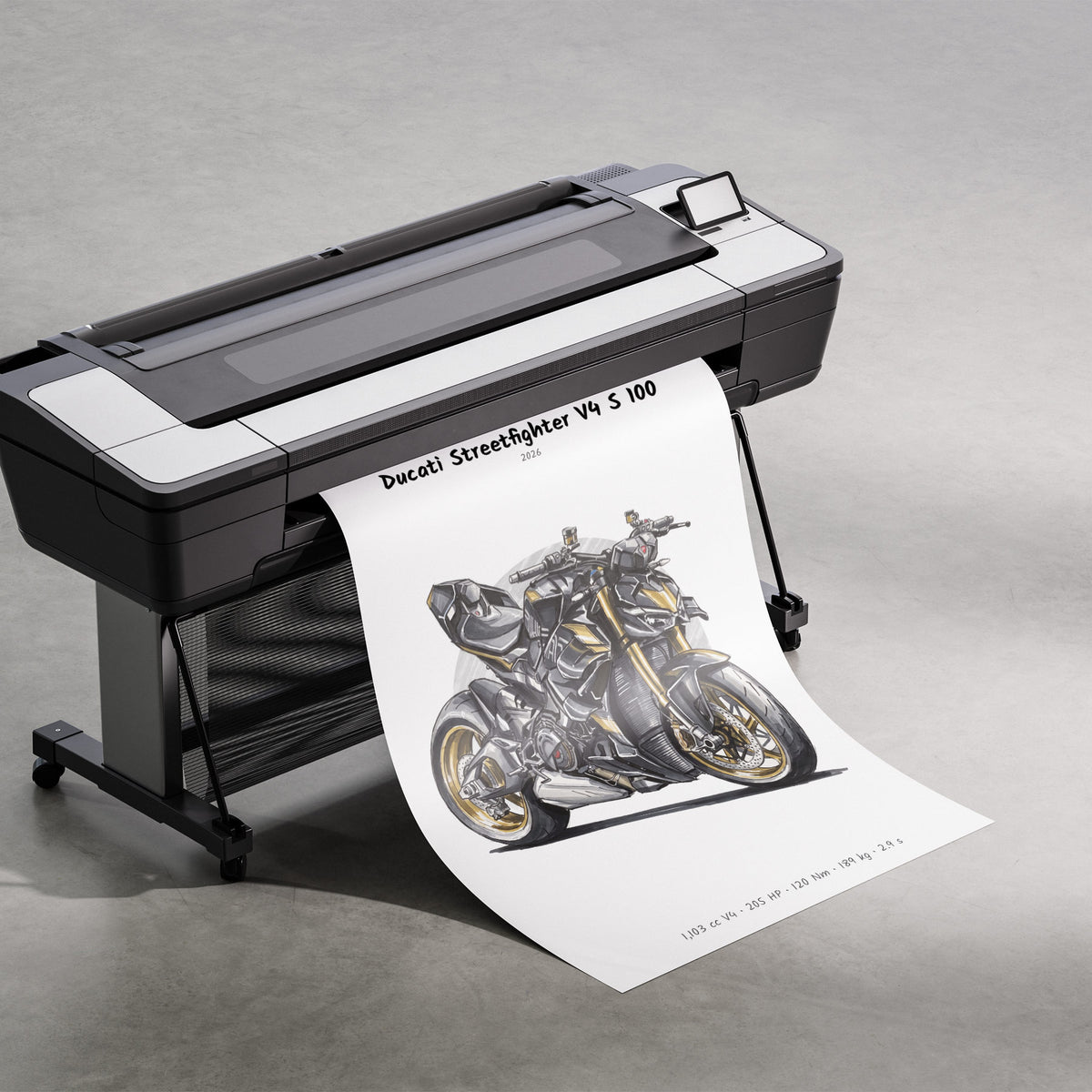 Ducati Streetfighter V4 S 100 2026 Print