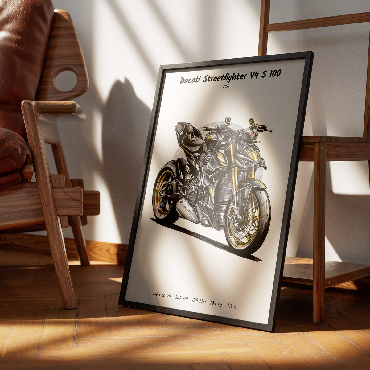 Ducati Streetfighter V4 S 100 2026 Wall Art