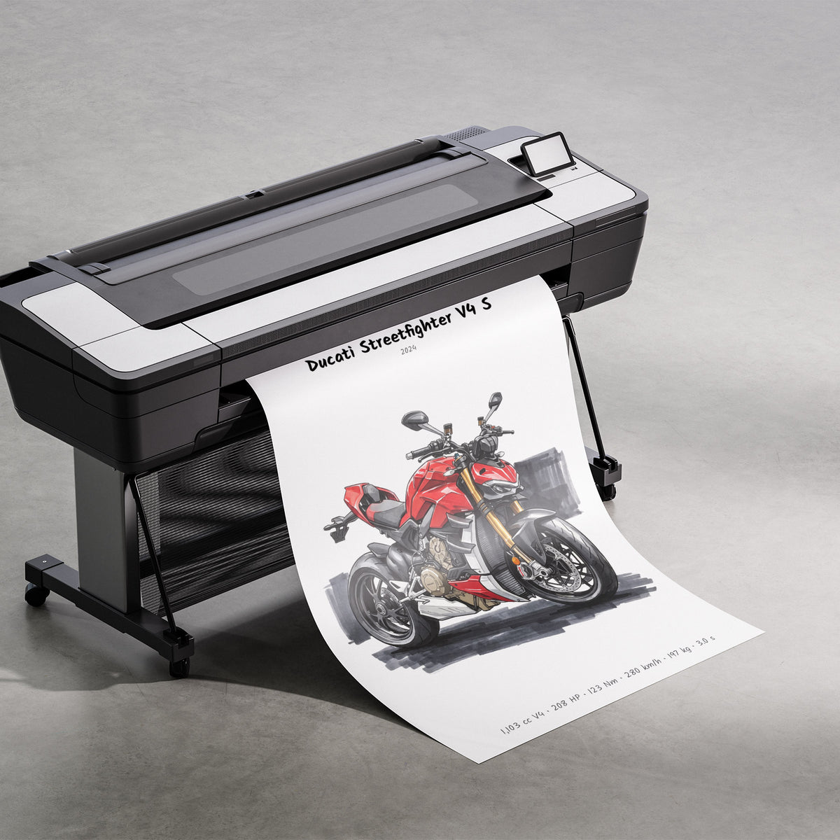 Ducati Streetfighter V4 S Print