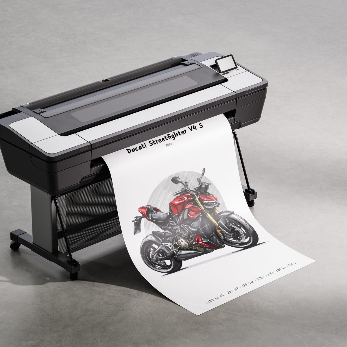 Ducati Streetfighter V4 S 2026 Print