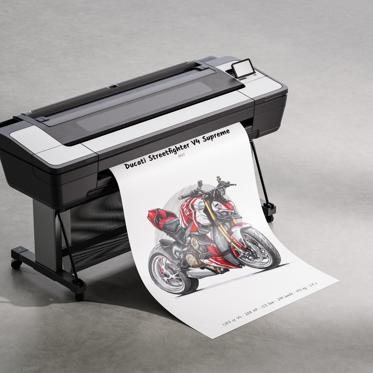 Ducati Streetfighter V4 Supreme 2025 Print
