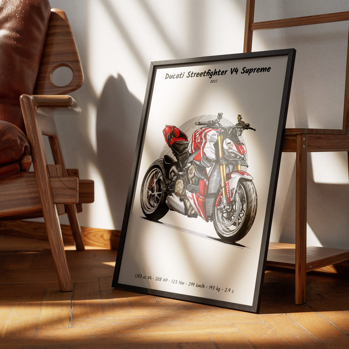 Ducati Streetfighter V4 Supreme 2025 Wall Art