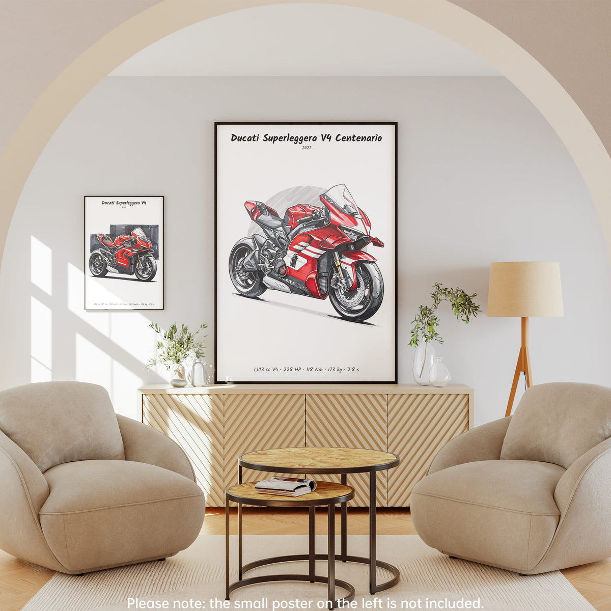Ducati Superleggera V4 Centenario 2027 Wall Art