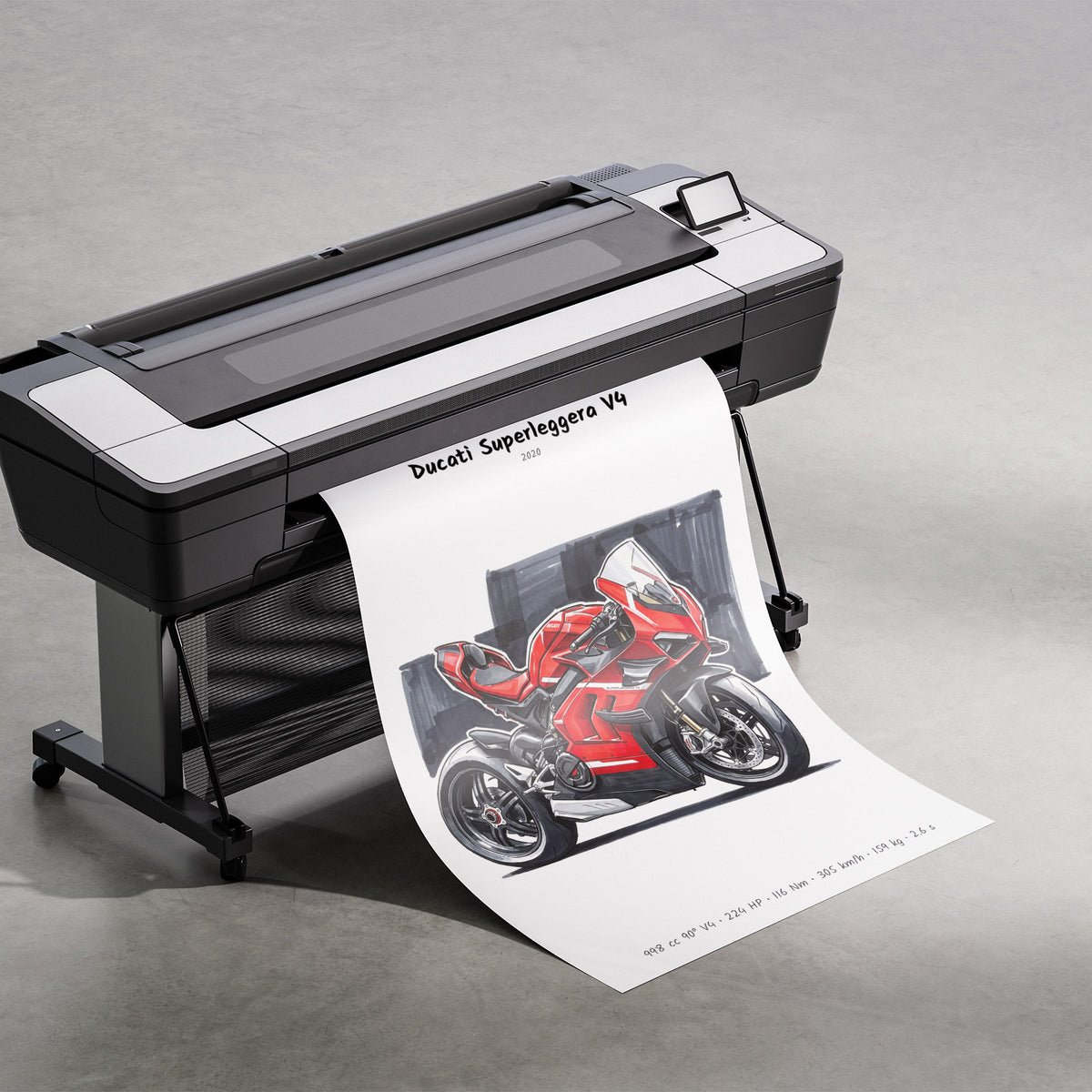 Ducati Superleggera V4 Poster