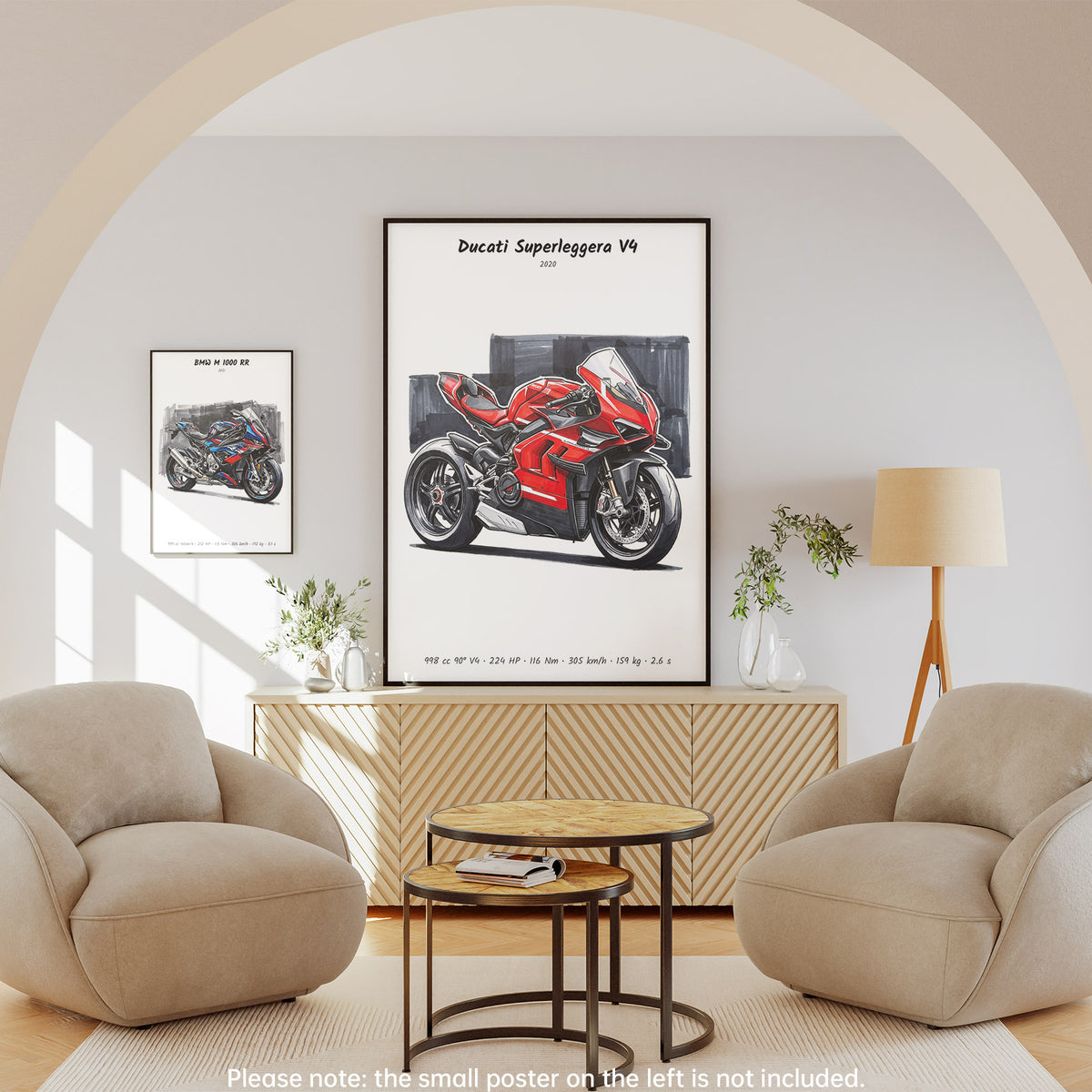 Ducati Superleggera V4 Art Print