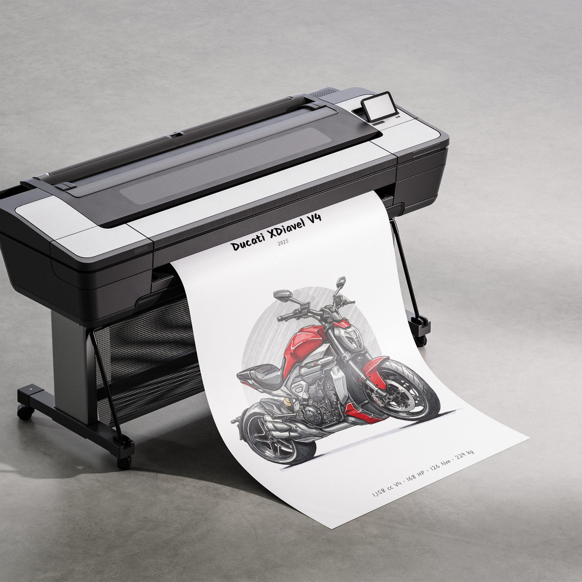 Ducati XDiavel V4 2025 Print