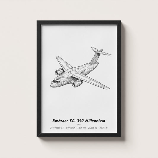 Embraer KC-390 Millennium Wall Art