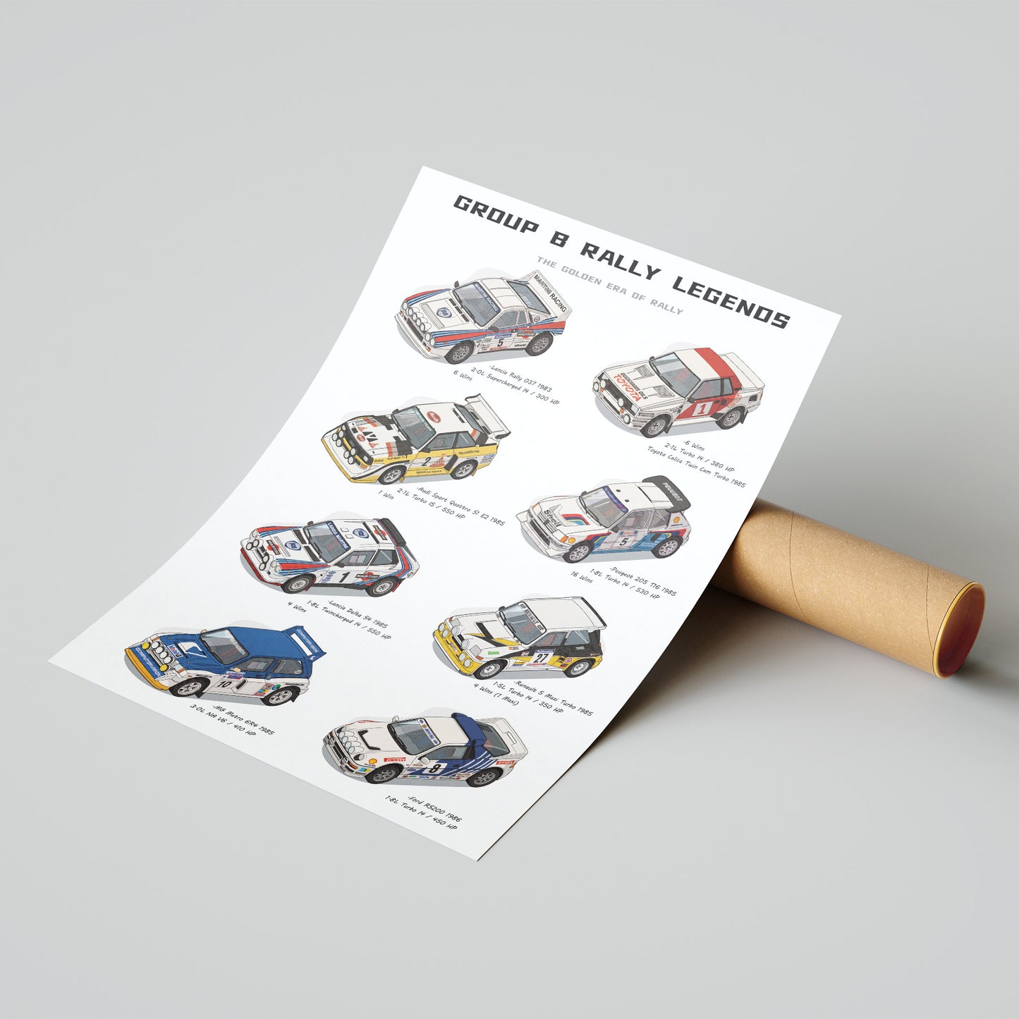 Group B Rally Legends Evolution Poster