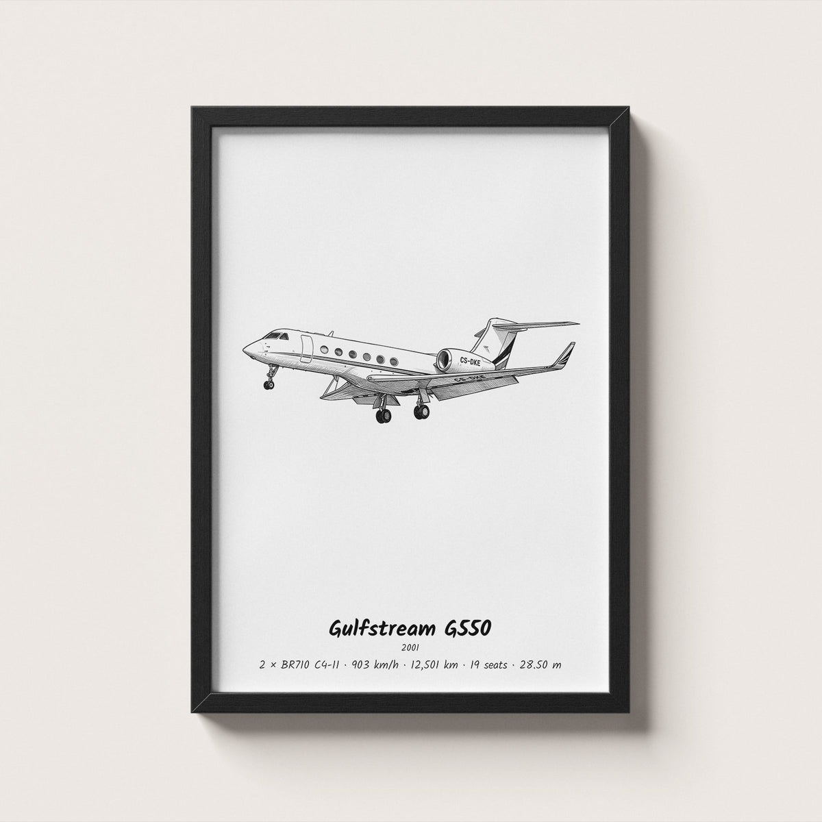 Gulfstream G550 Wall Art