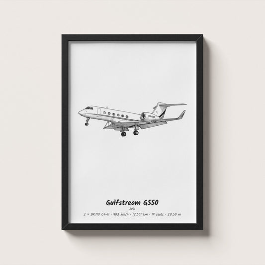 Gulfstream G550 Wall Art