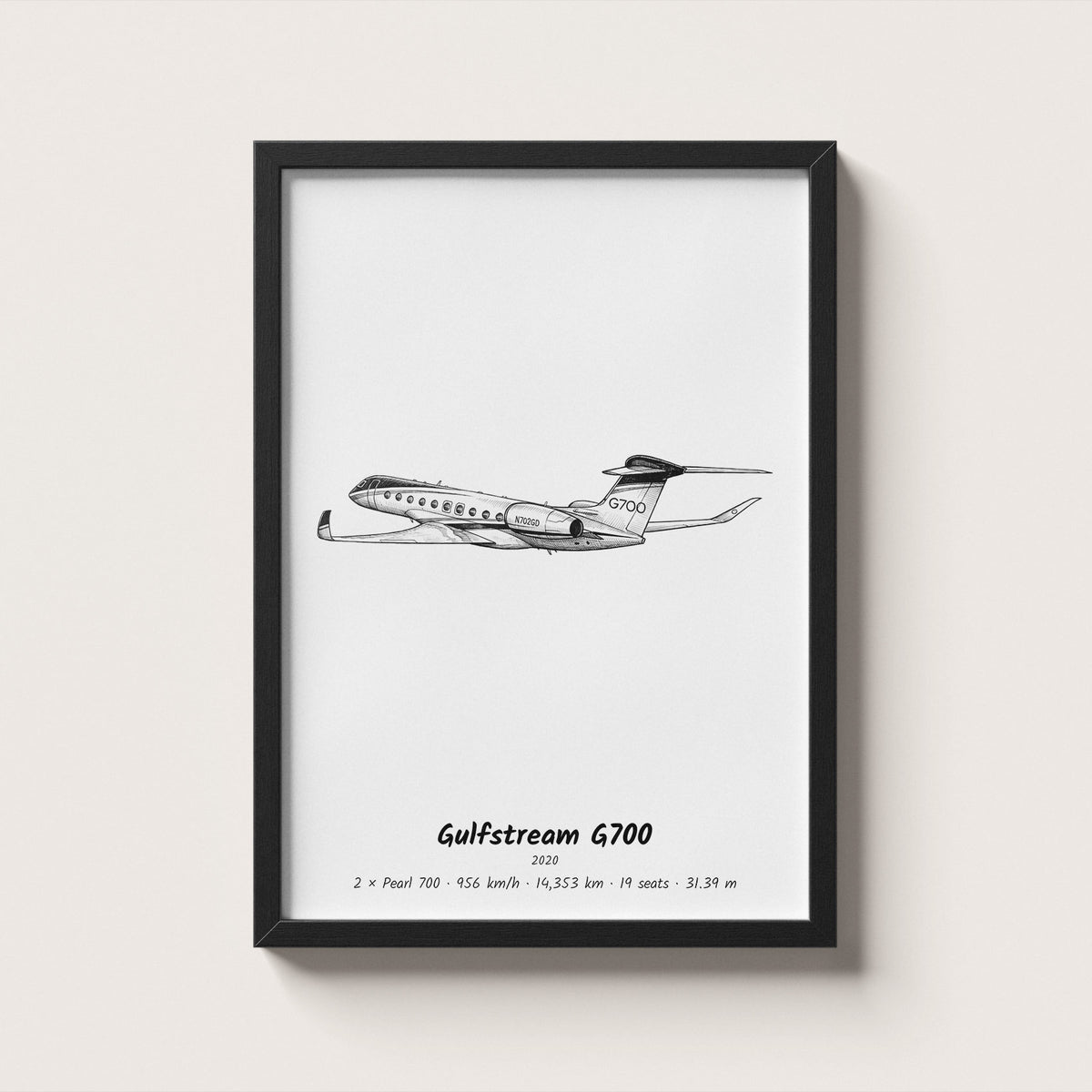 Gulfstream G700 Wall Art