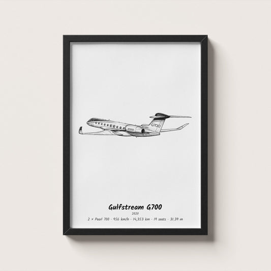 Gulfstream G700 Wall Art