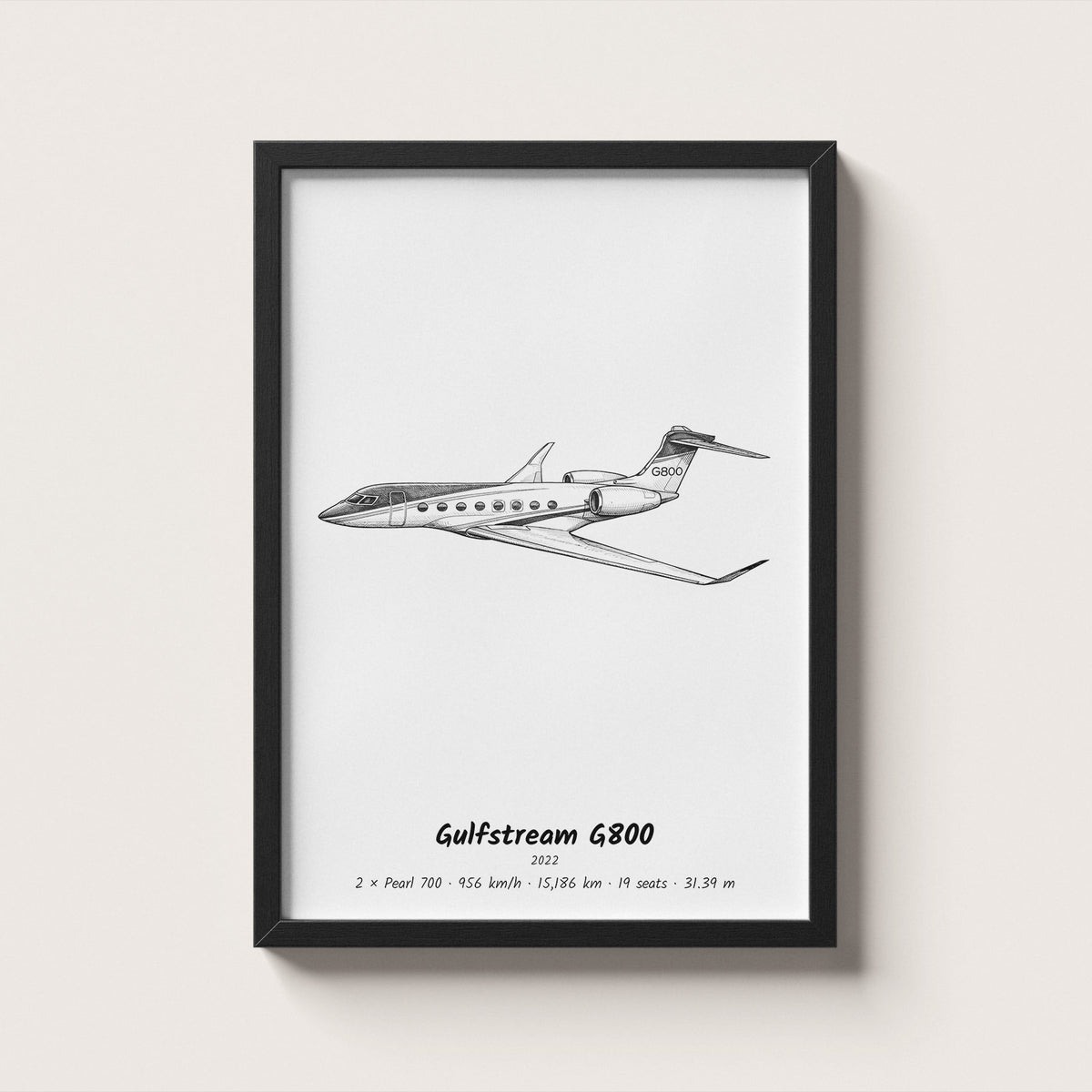 Gulfstream G800 Wall Art