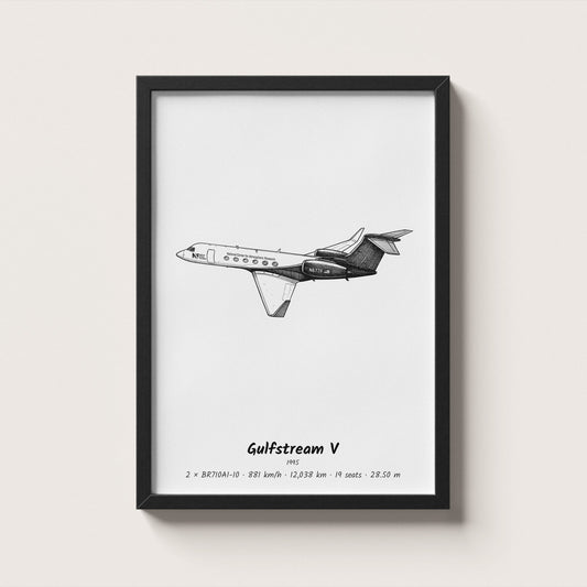 Gulfstream V Wall Art